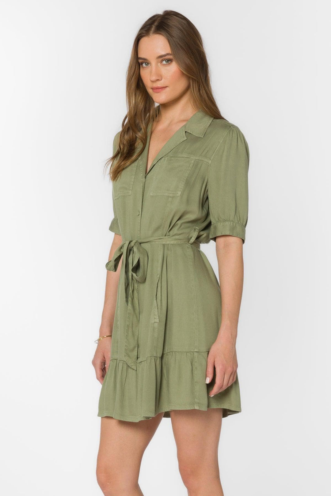 Belva Olive Dress Dresses Scout and Poppy Fashion Boutique