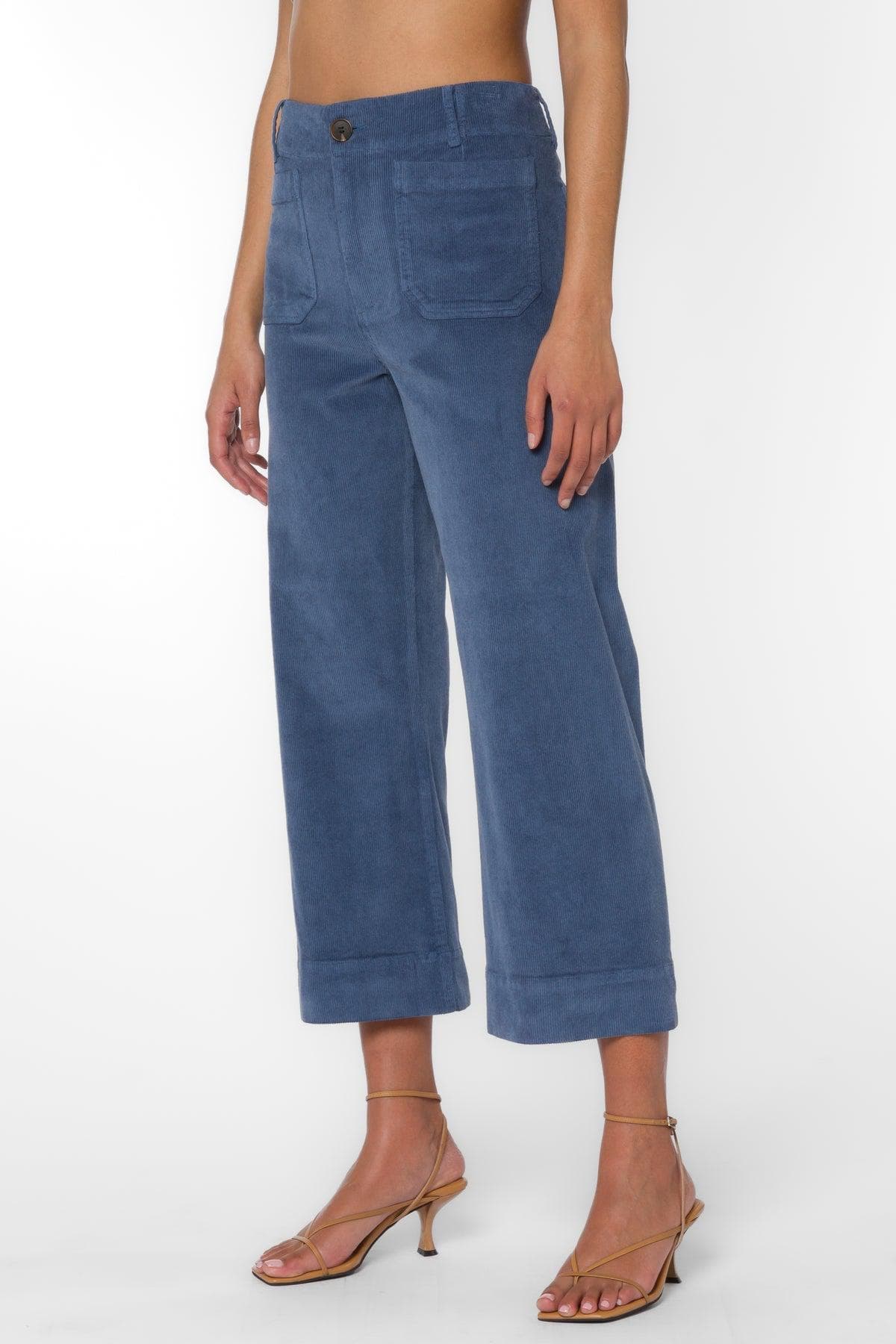 Corduroy Blue Pants Pants Scout and Poppy Fashion Boutique