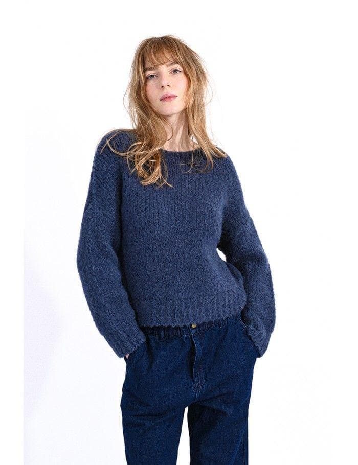 Ultra-Cozy Blue Chunky Knit Sweater XS Sweater Scout and Poppy Fashion Boutique