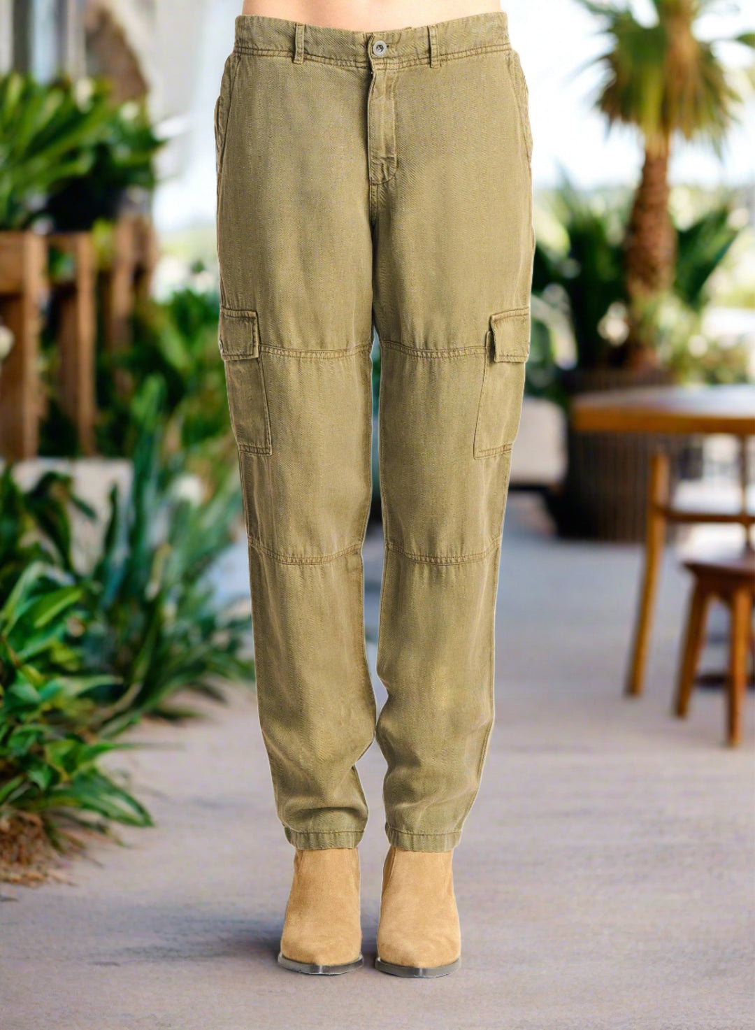 Utility Chic: Olive Straight Leg Cargo Pant Pants Scout and Poppy Fashion Boutique