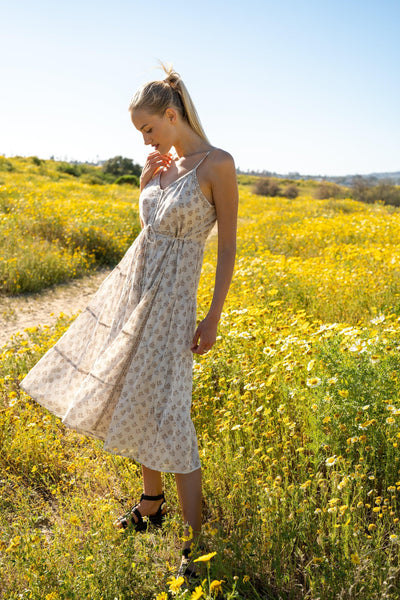 Wildflower Meadows Tiered Midi Dress Dresses Scout and Poppy Fashion Boutique