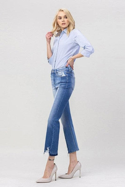 Kick Crop Flare High Rise Jeans  Jeans 