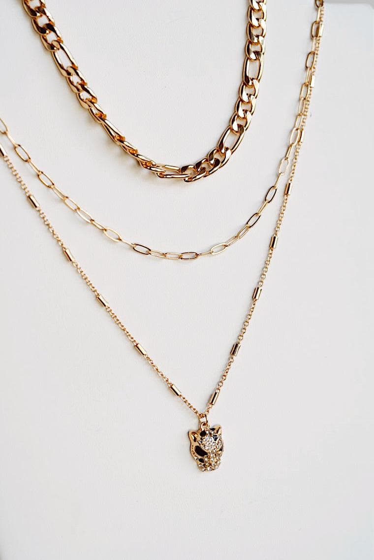Layered Chain Necklace Set  Necklaces 