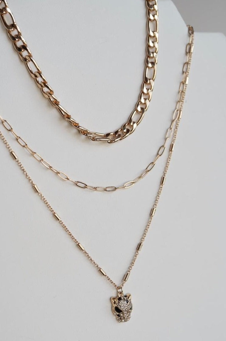 Layered Chain Necklace Set  Necklaces 